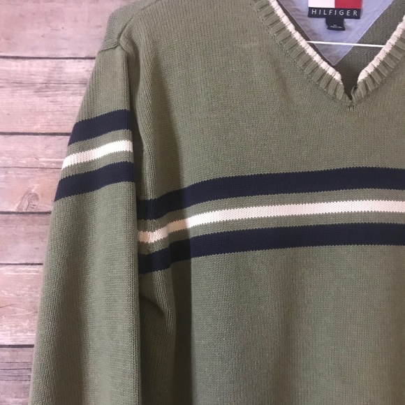 Tommy Hilfiger V Neck Sweater - Picture 5 of 7